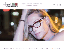 Tablet Screenshot of elegantreaders.com